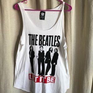NWOT Beatles Apparel tank top.
